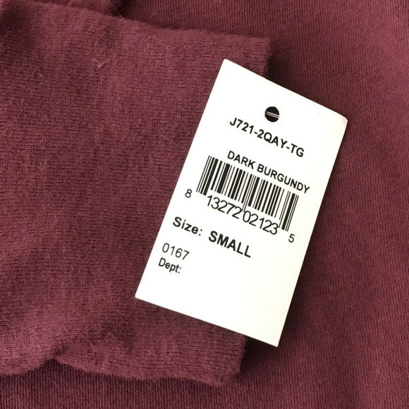 PROJECT SOCIAL T - Burgunday  Don’t Quit Your Day Dream Dolman Tee - NWT - Sz S - Picture 9 of 12